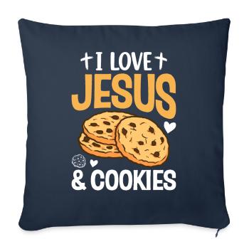 Girl Scout Cookie Merchant Girl Scout - Sofa pillowcase 17,3'' x 17,3'' (45 x 45 cm) - navy - Front