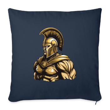 Spartan Gladiator Muscles Bodybuilding - Sofa pillowcase 17,3'' x 17,3'' (45 x 45 cm) - navy - Front