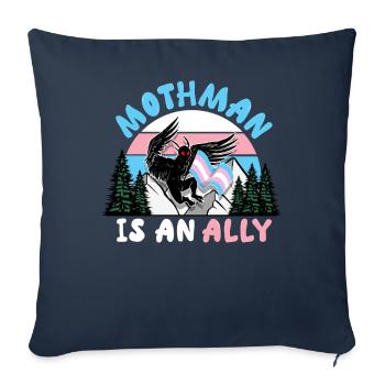 Kryptid Trans Transgender Flagge LGBTQ - Sofakissenbezug 45 x 45 cm - Navy - Vorne