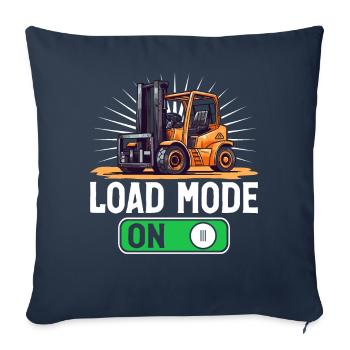 Forklift Driver Forklift Driver - Sofa pillowcase 17,3'' x 17,3'' (45 x 45 cm) - navy - Front