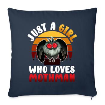 Cryptozoologie cryptide - Housse de coussin décorative 45 x 45 cm - bleu marine - Devant