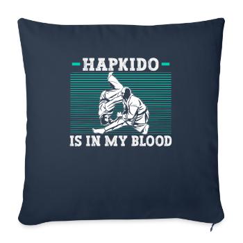 Hapkido Kämpfer Trainer Hapkido Dojo - Sofakissenbezug 45 x 45 cm - Navy - Vorne