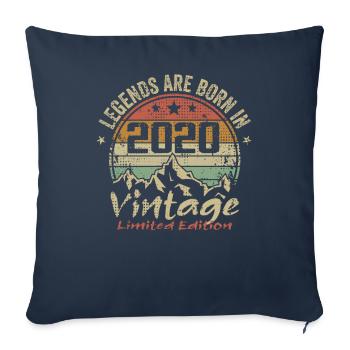 The legends were born in 2020 - 2020 - Sofa pillowcase 17,3'' x 17,3'' (45 x 45 cm) - navy - Front