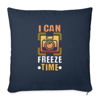 Fotografie I can freeze time Fotograf - Sofakissenbezug 45 x 45 cm - Navy - Vorne