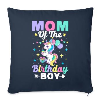 Célébrations de fête - Housse de coussin décorative 45 x 45 cm - bleu marine - Devant