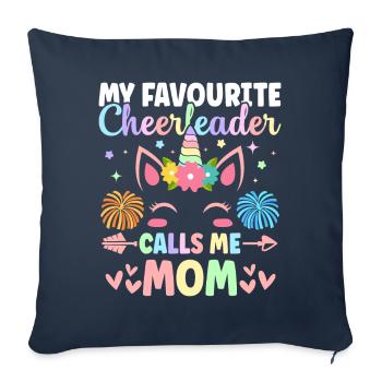 Cheerleading Cheer - Sofa pillowcase 17,3'' x 17,3'' (45 x 45 cm) - navy - Front