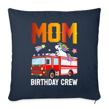 Firefighter Fire Fighting - Sofa pillowcase 17,3'' x 17,3'' (45 x 45 cm) - navy - Front