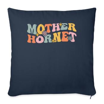 Groovy Beekeeper Beekeeping Mother - Sofa pillowcase 17,3'' x 17,3'' (45 x 45 cm) - navy - Front
