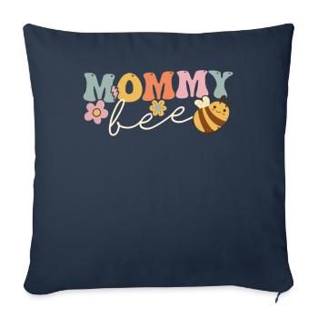 Groovy Beekeeper Beekeeping Mother - Sofa pillowcase 17,3'' x 17,3'' (45 x 45 cm) - navy - Front