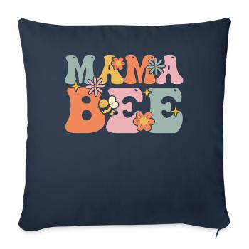 Groovy Beekeeper Beekeeping Mother - Sofa pillowcase 17,3'' x 17,3'' (45 x 45 cm) - navy - Front