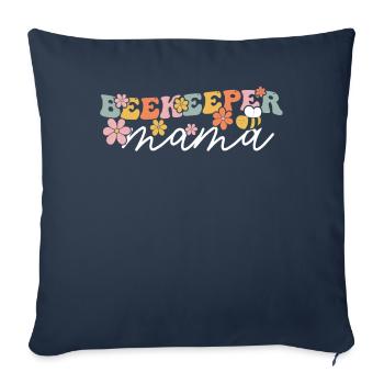 Groovy Imkerei Mama - Sofakissenbezug 45 x 45 cm - Navy - Vorne
