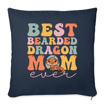 Groovy Lézard Amateurs - Housse de coussin décorative 45 x 45 cm - bleu marine - Devant