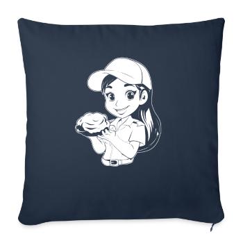 Boy Scout Cookie - Sofa pillowcase 17,3'' x 17,3'' (45 x 45 cm) - navy - Front