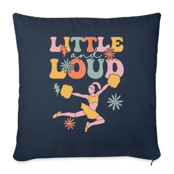 Groovy Cheerleading Cheerleader Cheer Squad - Sofa pillowcase 17,3'' x 17,3'' (45 x 45 cm) - navy - Front