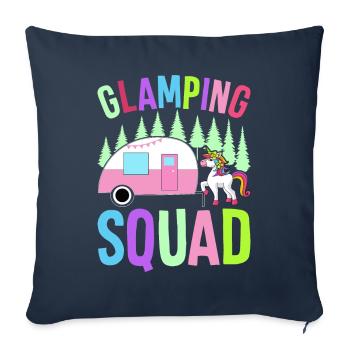 Glamping Team Glamper - Sofa pillowcase 17,3'' x 17,3'' (45 x 45 cm) - navy - Front