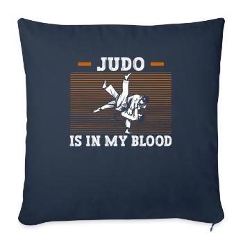 Judo Kampfsport Judo Trainer Judoka - Sofakissenbezug 45 x 45 cm - Navy - Vorne