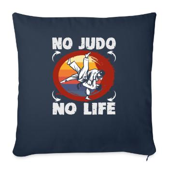 Judo Kampfsport Judo Trainer Judoka - Sofakissenbezug 45 x 45 cm - Navy - Vorne