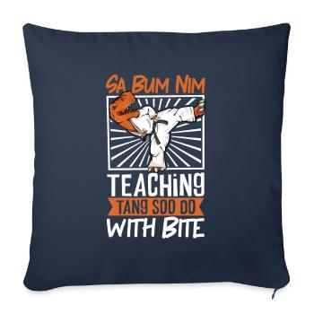 TREX - Sa Bum Nim - Tang so Do Trainer - Sofa pillowcase 17,3'' x 17,3'' (45 x 45 cm) - navy - Front
