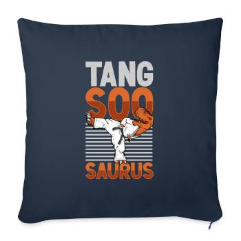 TREX - Tang so do Saurus - Sofa pillowcase 17,3'' x 17,3'' (45 x 45 cm) - navy - Front