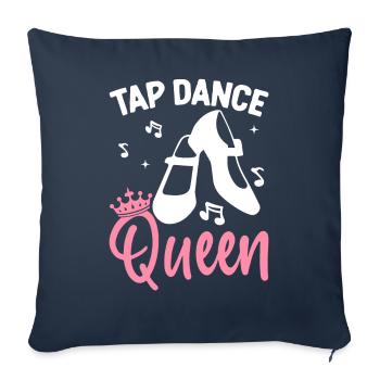 Dancer Tap Dancer - Sofa pillowcase 17,3'' x 17,3'' (45 x 45 cm) - navy - Front