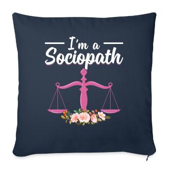 Funny Law Student Law School Future Juris - Sofa pillowcase 17,3'' x 17,3'' (45 x 45 cm) - navy - Front