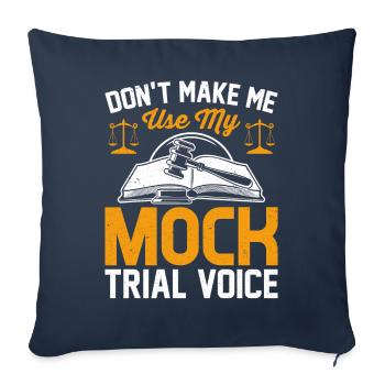 Funny Law Student Law School Future Juris - Sofa pillowcase 17,3'' x 17,3'' (45 x 45 cm) - navy - Front