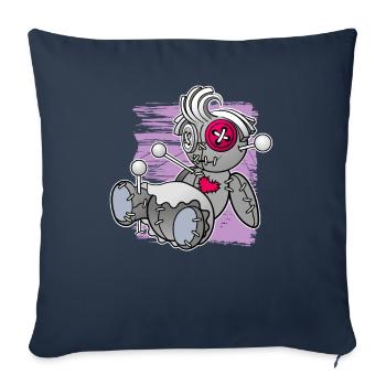Magische Dunkle Kunst Okkulte Hexen Designs - Sofakissenbezug 45 x 45 cm - Navy - Vorne