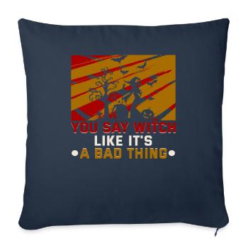 Magische Dunkle Kunst Okkulte Hexen Designs - Sofakissenbezug 45 x 45 cm - Navy - Vorne