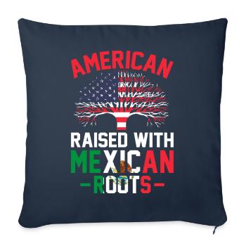 Hispanic Latino - Sofa pillowcase 17,3'' x 17,3'' (45 x 45 cm) - navy - Front