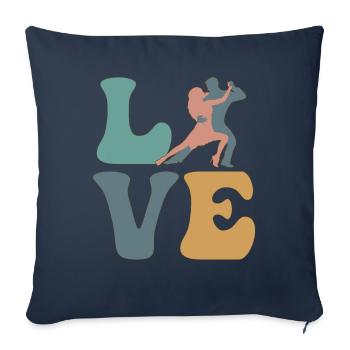 Salsa Dance Dancing Dancer Salsero - Sofa pillowcase 17,3'' x 17,3'' (45 x 45 cm) - navy - Front