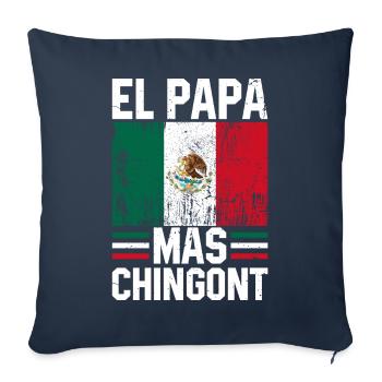 Hispanic Latino American Mexican V - Sofa pillowcase 17,3'' x 17,3'' (45 x 45 cm) - navy - Front