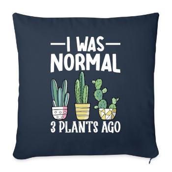 Funny Succulent Cactus - Sofa pillowcase 17,3'' x 17,3'' (45 x 45 cm) - navy - Front