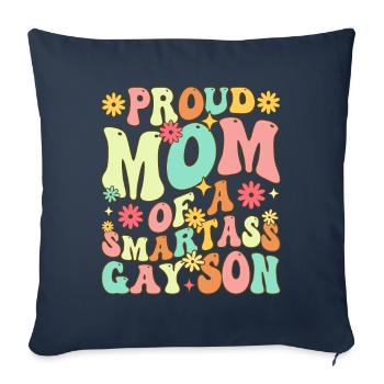 LGBTQ Mother Gay Pride - Sofa pillowcase 17,3'' x 17,3'' (45 x 45 cm) - navy - Front