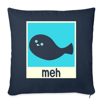 Funny Sacabambaspi Fish Meme - Sofa pillowcase 17,3'' x 17,3'' (45 x 45 cm) - navy - Front