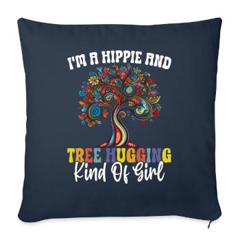 Tree conservationists and environmentalists - Sofa pillowcase 17,3'' x 17,3'' (45 x 45 cm) - navy - Front