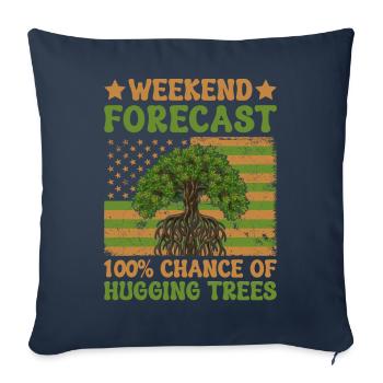 Tree Protector - Sofa pillowcase 17,3'' x 17,3'' (45 x 45 cm) - navy - Front
