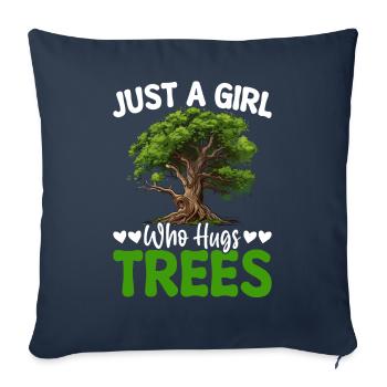 Tree hugger - Sofa pillowcase 17,3'' x 17,3'' (45 x 45 cm) - navy - Front