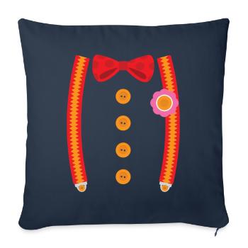 Clown Costume Carnival Carnival - Sofa pillowcase 17,3'' x 17,3'' (45 x 45 cm) - navy - Front