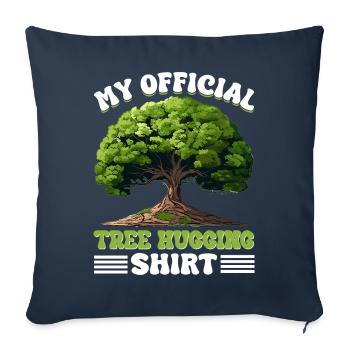 Tree conservationists and environmentalists - Sofa pillowcase 17,3'' x 17,3'' (45 x 45 cm) - navy - Front