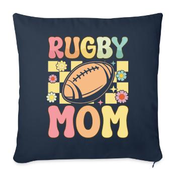 Groovy rugby player - Sofa pillowcase 17,3'' x 17,3'' (45 x 45 cm) - navy - Front