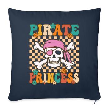 Pilates Instructor Yoga Exercise - Sofa pillowcase 17,3'' x 17,3'' (45 x 45 cm) - navy - Front