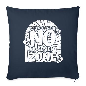 Maman Maman - Housse de coussin décorative 45 x 45 cm - bleu marine - Devant