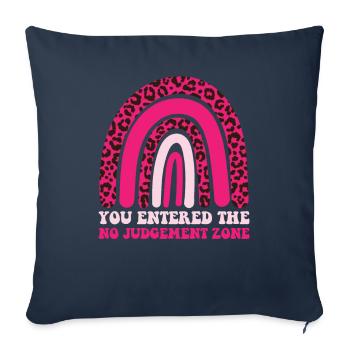 Maman Maman - Housse de coussin décorative 45 x 45 cm - bleu marine - Devant