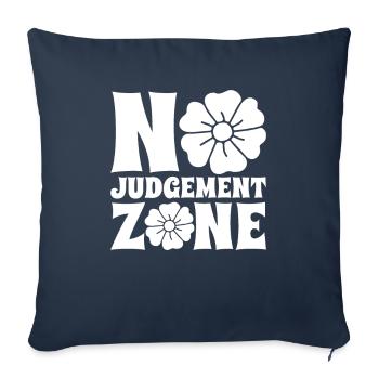 Maman Maman - Housse de coussin décorative 45 x 45 cm - bleu marine - Devant