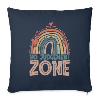 Maman Maman - Housse de coussin décorative 45 x 45 cm - bleu marine - Devant