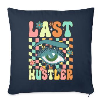 Groovy Lash Artist Lash Tech Eyelashes - Sofa pillowcase 17,3'' x 17,3'' (45 x 45 cm) - navy - Front