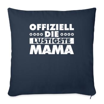 Mama Mutter Funniest Mom - Sofa pillowcase 17,3'' x 17,3'' (45 x 45 cm) - navy - Front