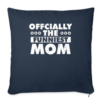 Mama Mutter Funniest Mom - Sofa pillowcase 17,3'' x 17,3'' (45 x 45 cm) - navy - Front
