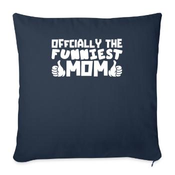Mama Mutter Funniest Mom - Sofa pillowcase 17,3'' x 17,3'' (45 x 45 cm) - navy - Front