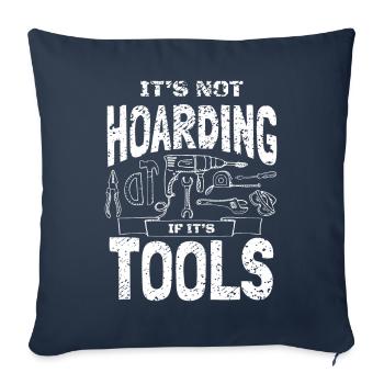 If It's Tools Tools Craftsman - Sofa pillowcase 17,3'' x 17,3'' (45 x 45 cm) - navy - Front